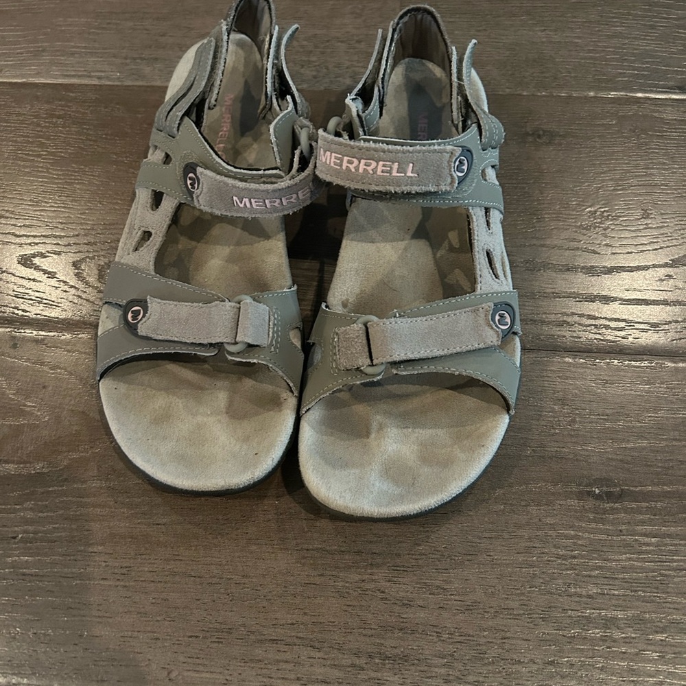 Merrell Gray Outdoor Sandals with Adjustable Straps